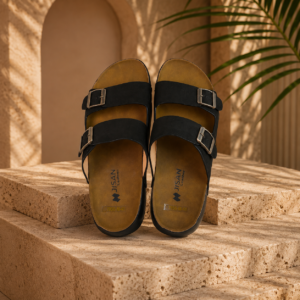 Urban Luxe Leather Slide
